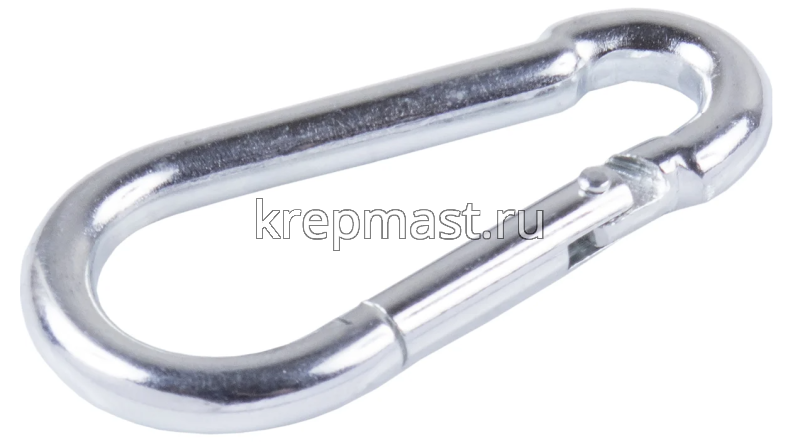 Карабин пожарный с фиксатором 5мм DIN 5299C