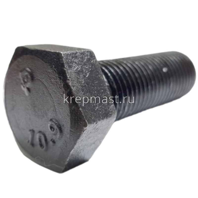 Болт 27х 80 кл.пр.10,9 черный п/р DIN 933