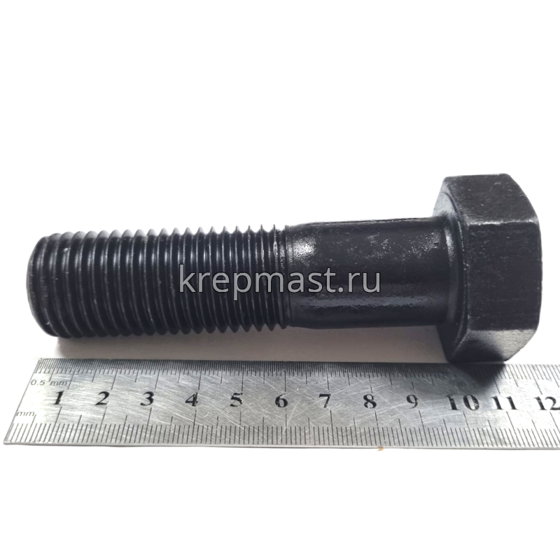Болт 27х100 кл.пр.10,9 черный н/р DIN 931