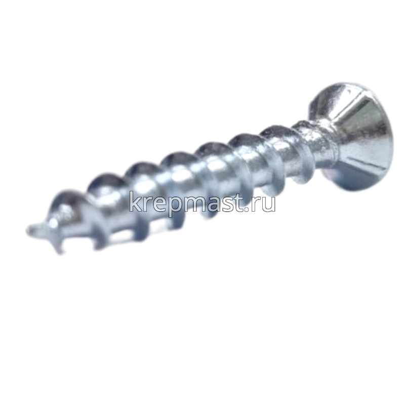 Саморез оконный острый белый цинк 4,0х25