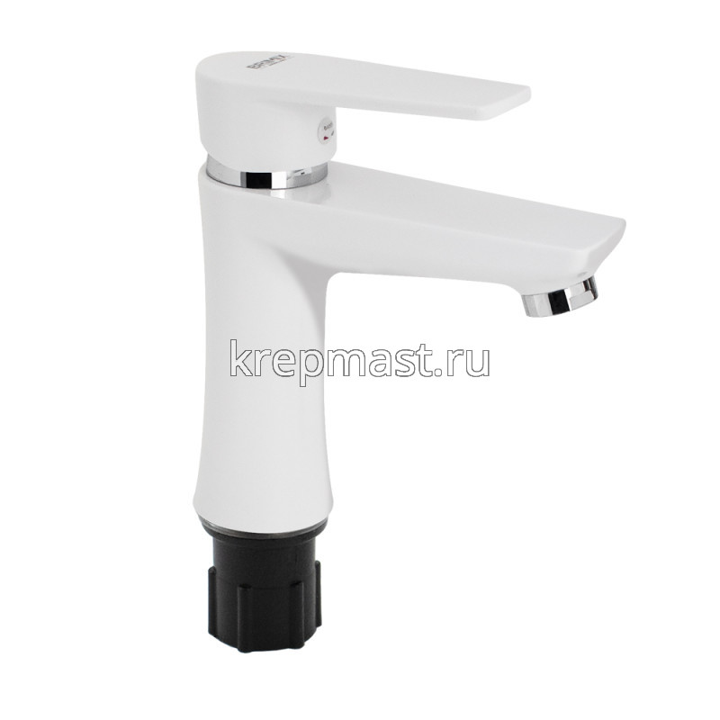 Смеситель д/раковины BRIMIX 597 пластик АБС-БЕЛЫЙ