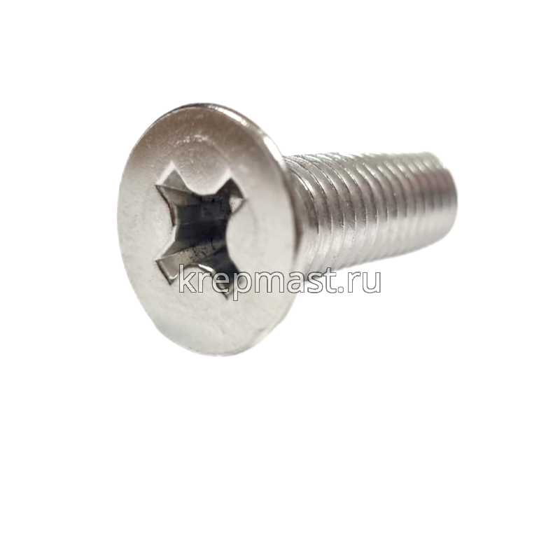 Винт 10х 30 потай DIN 965 нерж. А2