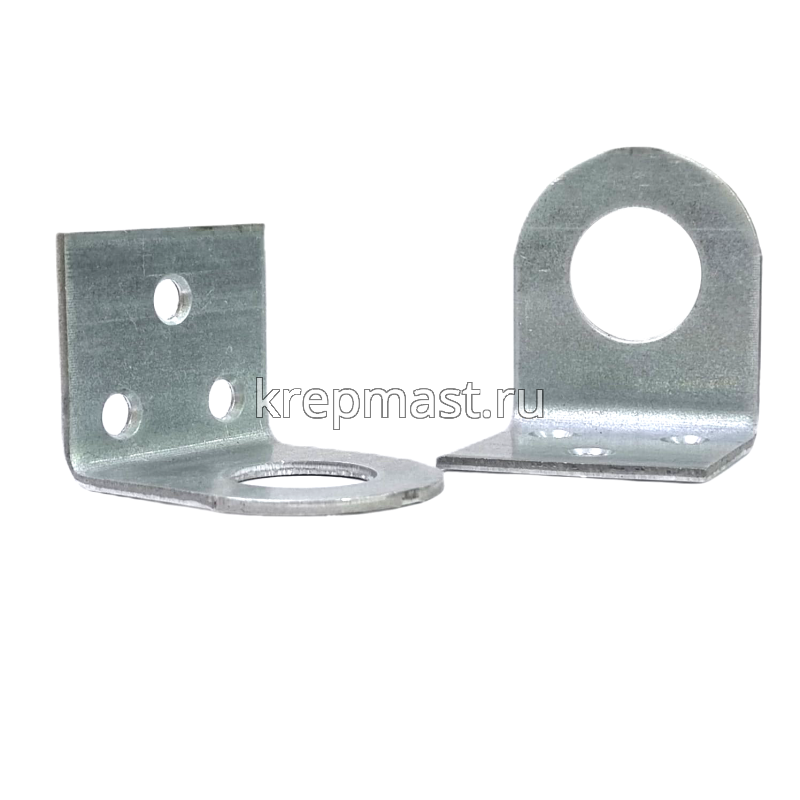 Проушина угловая 40х75мм цинк