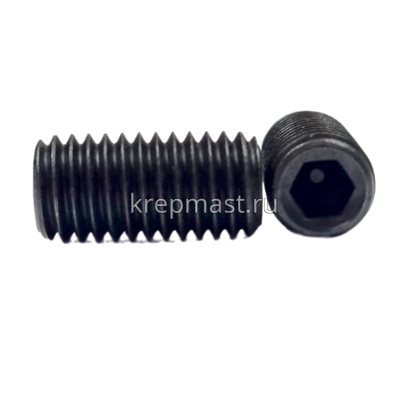 Винт уст. 10х20 12,9 DIN 913плоск.конц.вн/ш чёрн