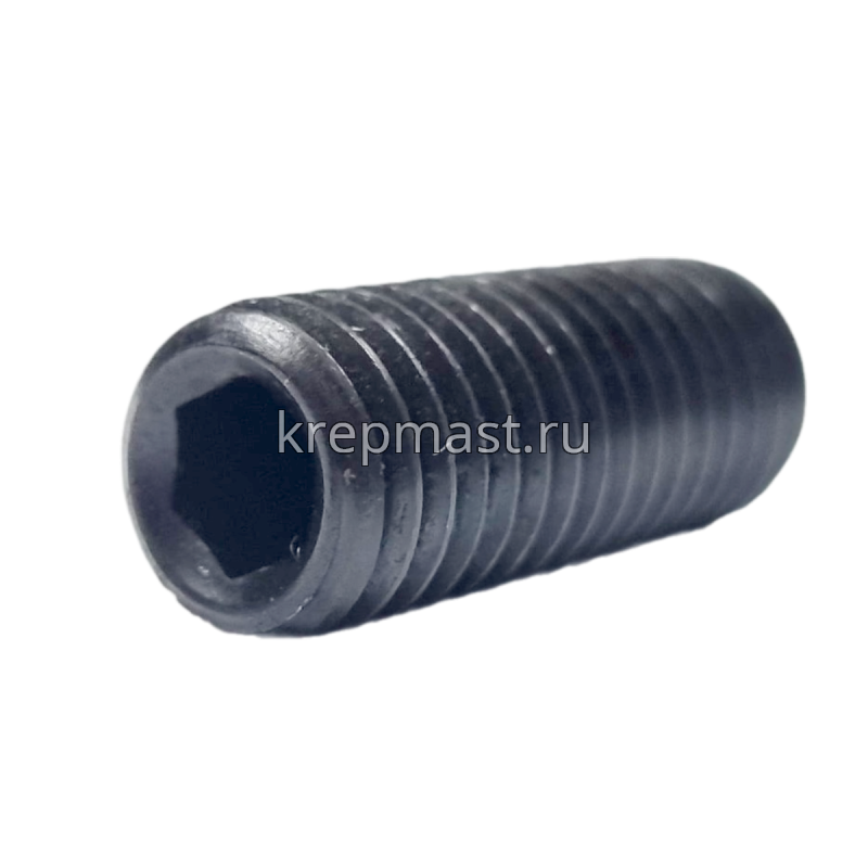 Винт уст. 12х30 12,9 DIN 913плоск.конц.вн/ш черн