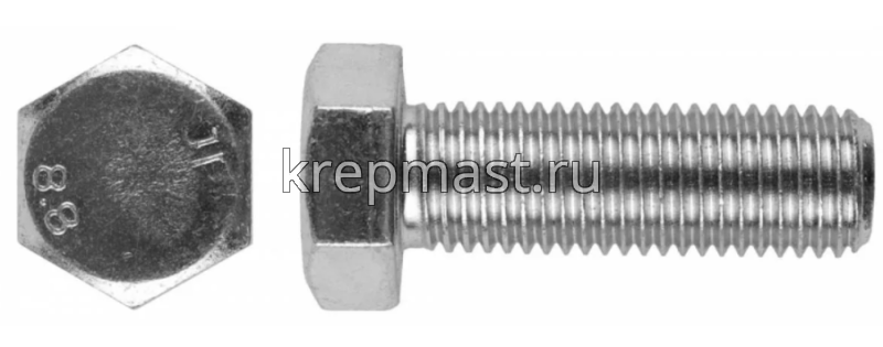 Болт 10х 65 кл.пр. 8,8 оц. п/р DIN 933