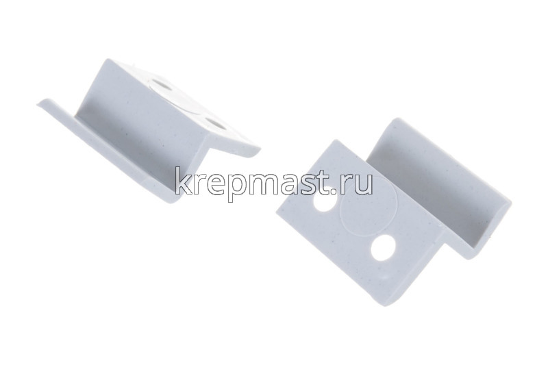 Крепление для москитной ПЛАСТИК сетки верхнее и нижнее белый (компл.4шт)