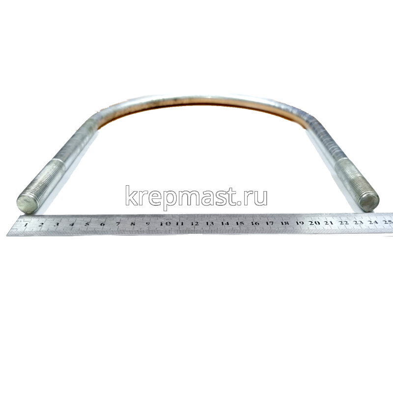 Болт оцинков.U-образный UBZ d=222мм М16 без гайки