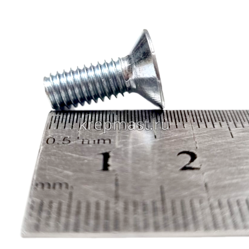 Винт с внут. шестиг. потай голов. 6х16 кл.пр.8,8 DIN 7991