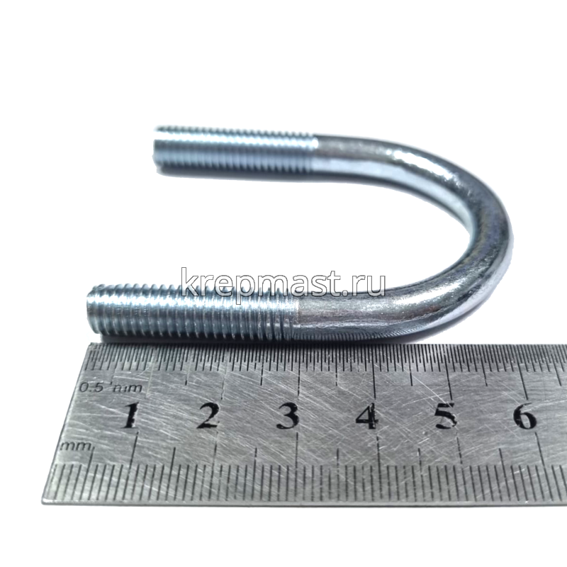 Болт оцинков.U-образный UBZ d= 35мм М6/8 без гайки