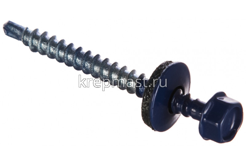 Саморез д/кровли краш. 4,8х51 RAL 5005 /RR35