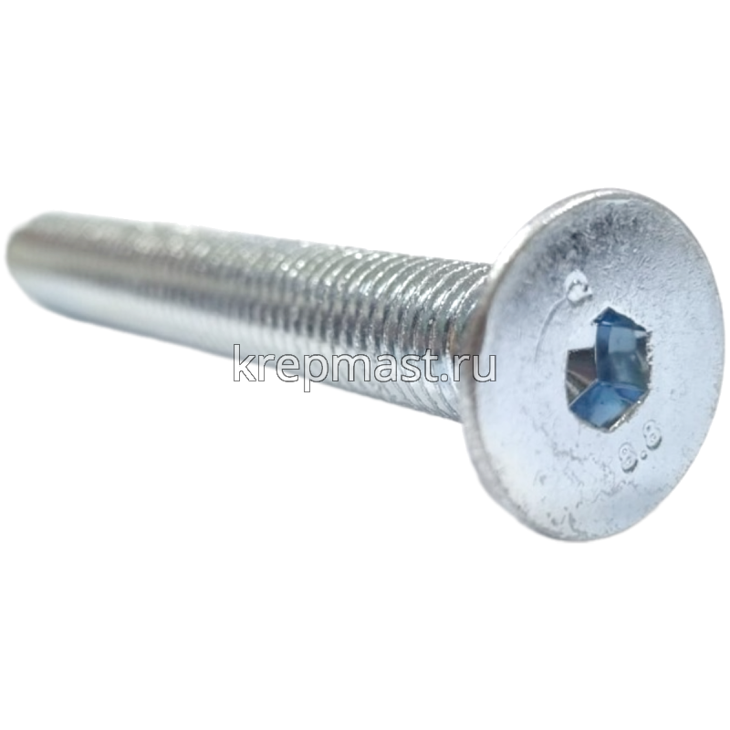 Винт с внут. шестиг. потай голов. 10х 80 кл.пр.8,8 DIN 7991