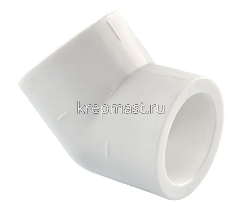 Угольник D32 45 град. п/п