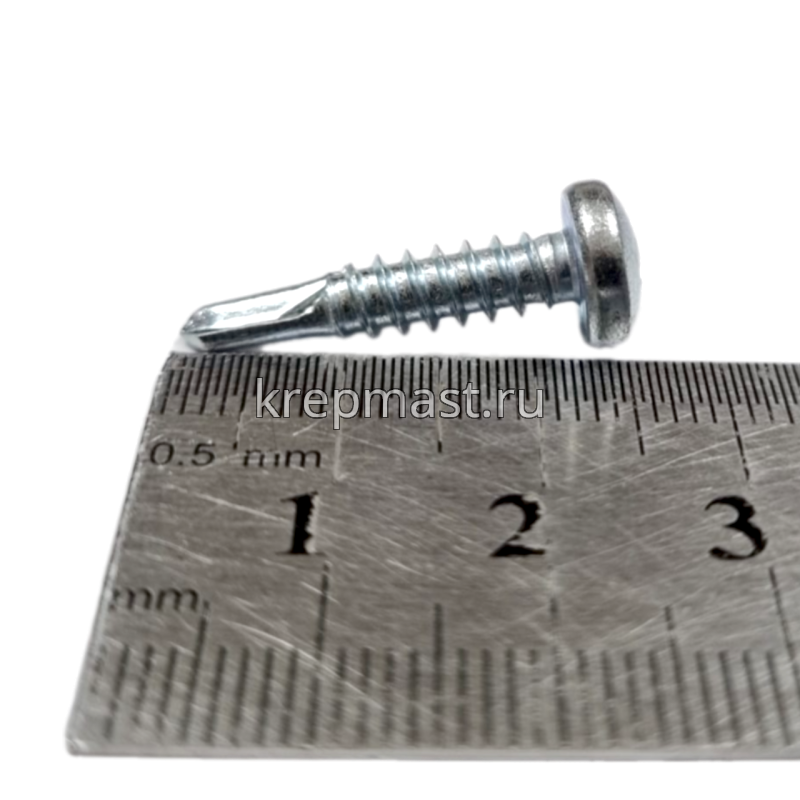 Саморез кров. б/шайбы 4,8х22 п/сф. - сверло