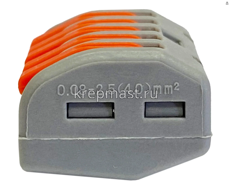 Клемма 5-ти WAGO СК-415 оранжевые