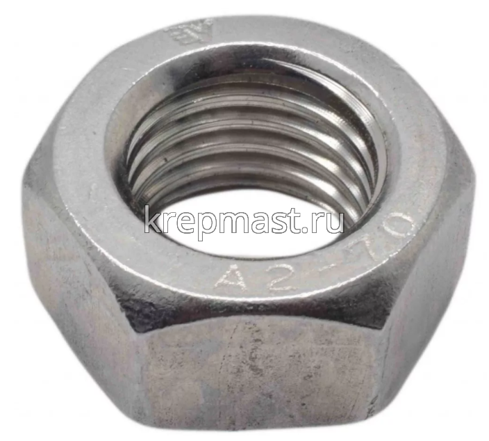 Гайка DIN 934 6-гр. М 3 (0,5) нерж. А2