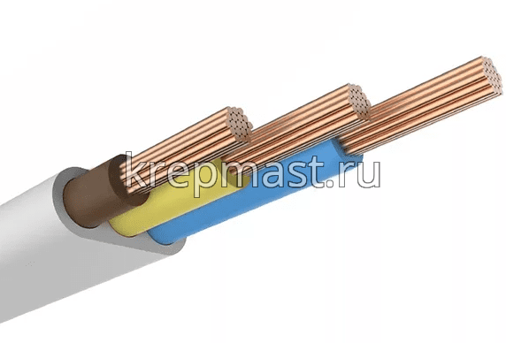 Провод ШВВП 3х2,5 (ПУГНП, ПБППГ)