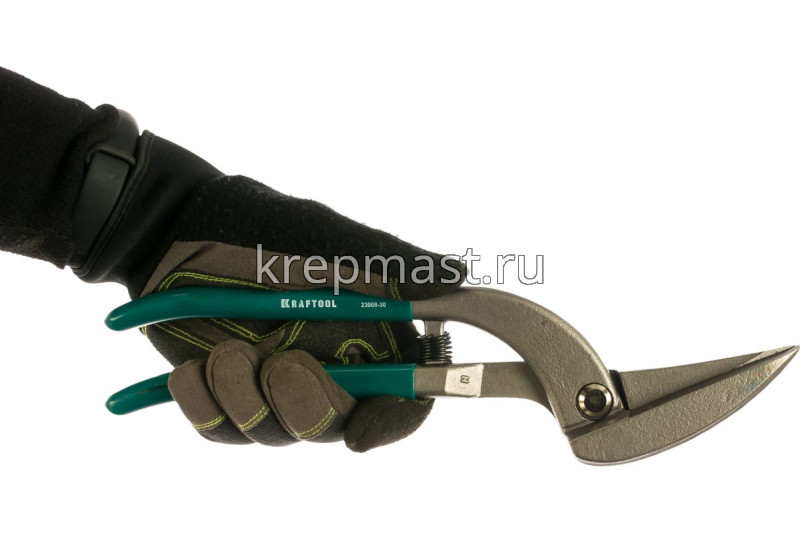 Ножницы KRAFTOOL по металлу PELIKAN длин.прямой сквоз.рез 300мм