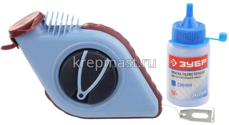 Шнур разметочный д/строит.работ ЗУБР+ порошок 30м