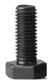 Болт 12х 30 кл.пр.10,9 черный п/р DIN 933