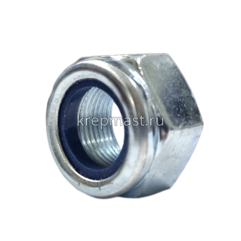 Гайка самоконтр.М20 (шаг резьбы 1,5) оц. DIN 985