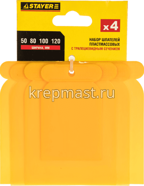 Набор шпателей STAYER ЯПОНЧИК пластиковый (набор 4шт.)