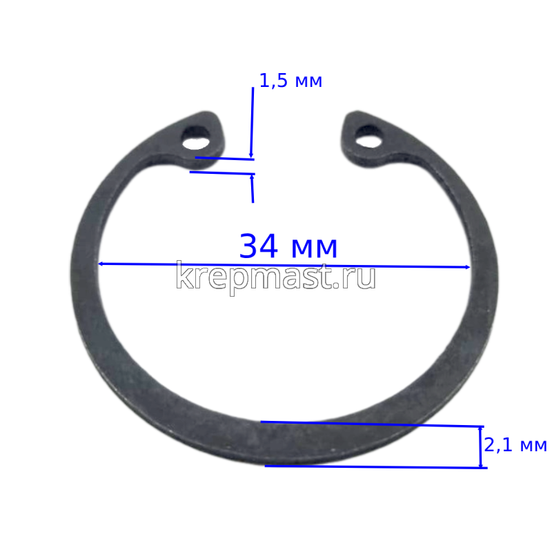 Шайба стопор. М 34 Отверстие DIN 472