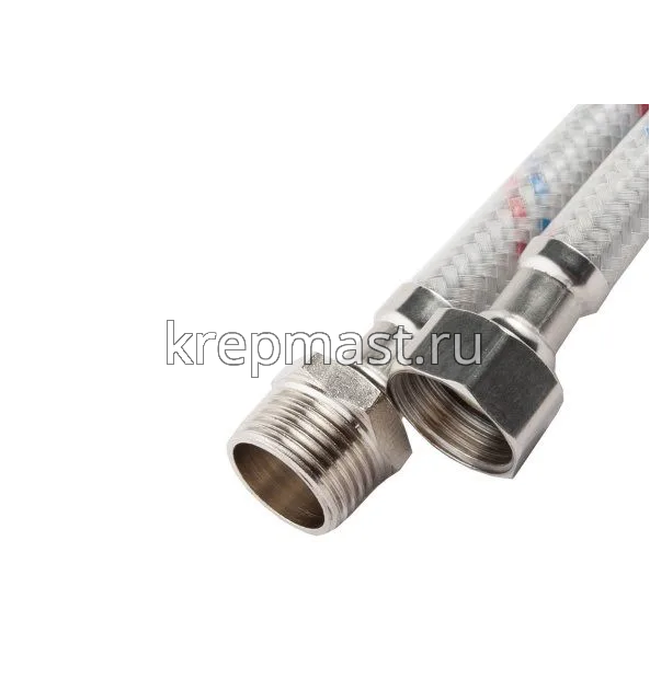 Подводка гибкая для воды 1/2 0,5м г/ш в ПВХ