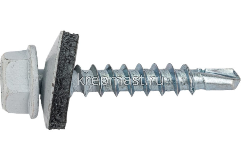 Саморез д/кровли краш. 4,8х29 RAL 9003