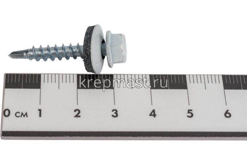 Саморез д/кровли краш. 4,8х29 RAL 9003