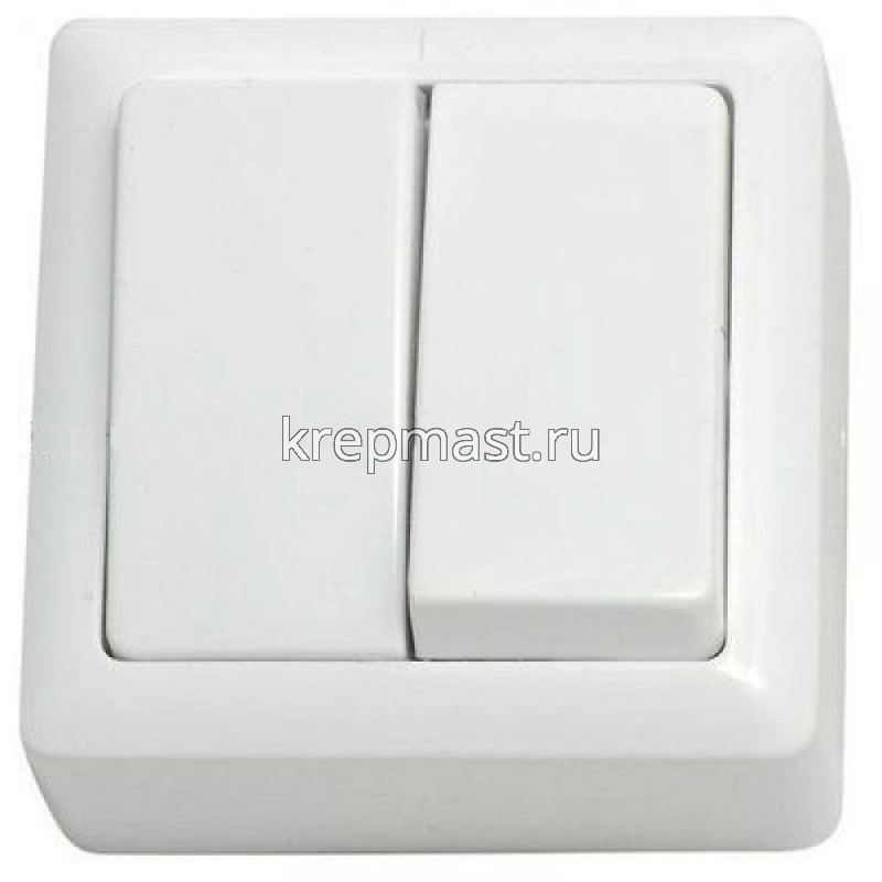 Выключатель ВА56-232б ОП белый 2-кл.