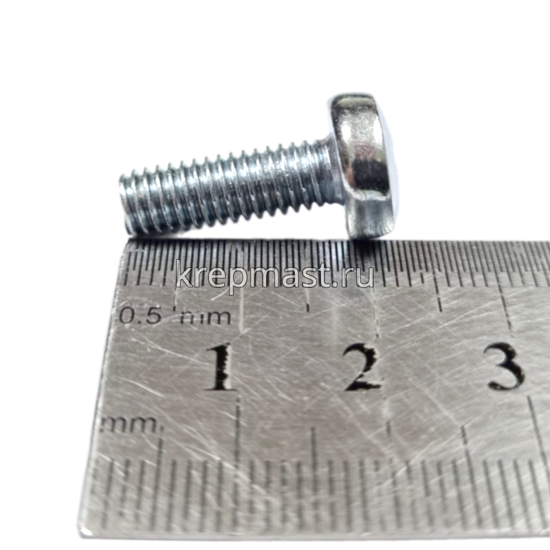 Винт п/цил 6,0х18 DIN 7985