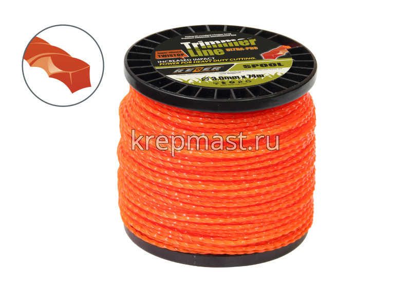 Леска для триммера 2,4мм ВИТАЯ (по 86м)