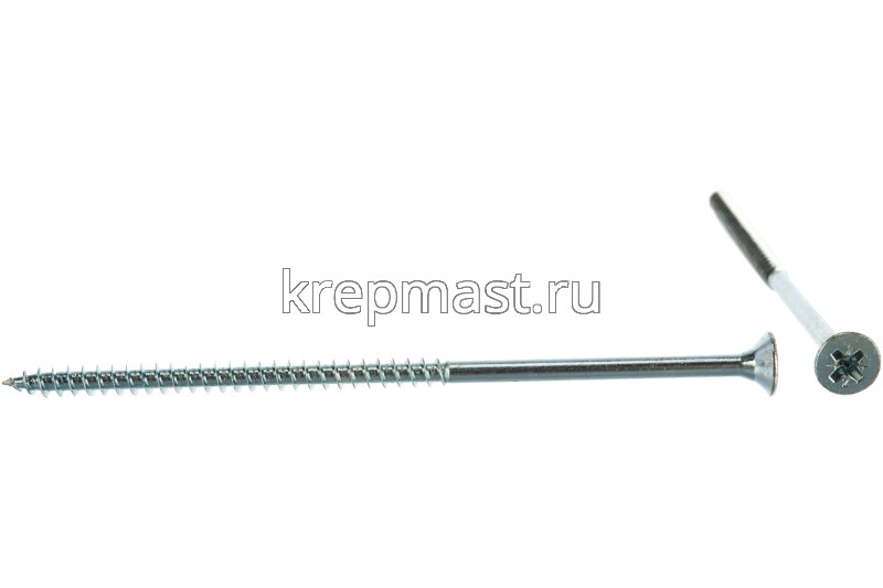 Шуруп универс. белый цинк 6х140