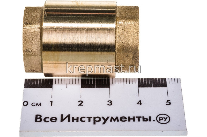 Клапан обратный 1/2 латунь