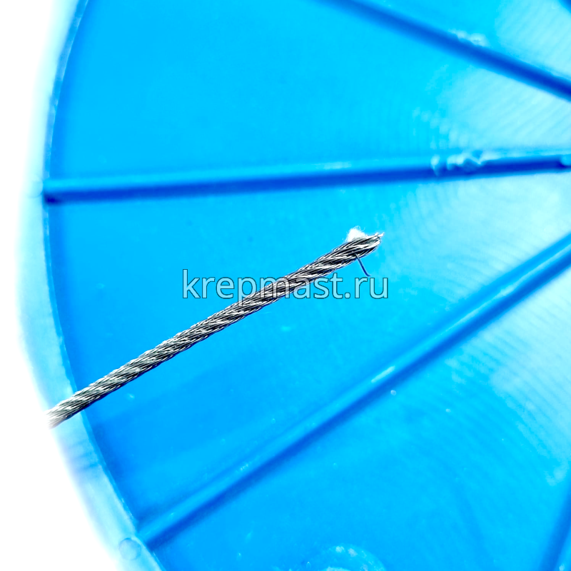 Трос нерж. А2 2 мм (по 200м) DIN 3055 6х7