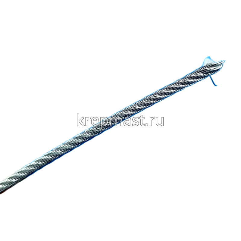 Трос нерж. А2 2 мм (по 200м) DIN 3055 6х7