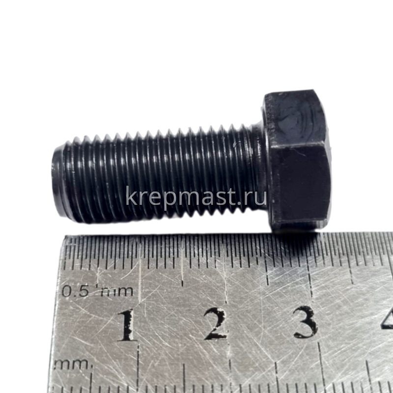 Болт дюймовый DIN 933 UNF 7/16 х 25мм кл.пр.10,9