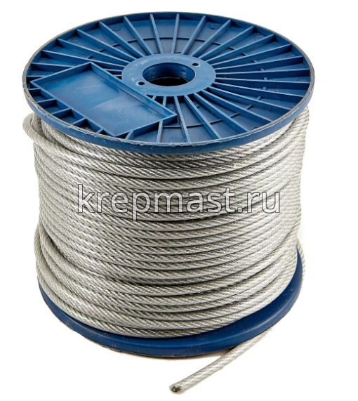 Трос оцинкованный в оплетке