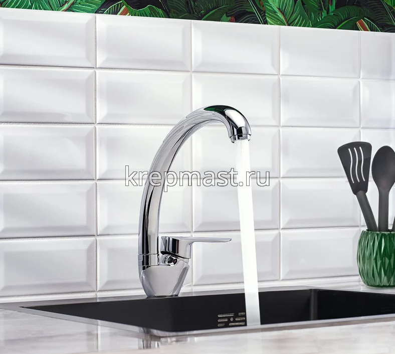 Смеситель д/кухни B8274-10F латунь