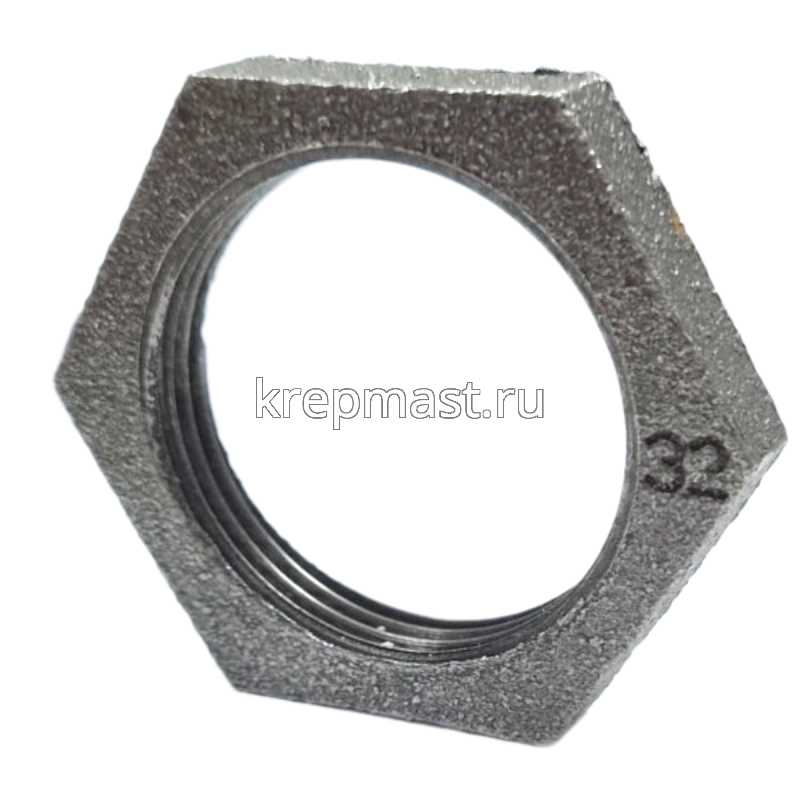 Контргайка чугун. ДУ-32 ГОСТ 8961-75