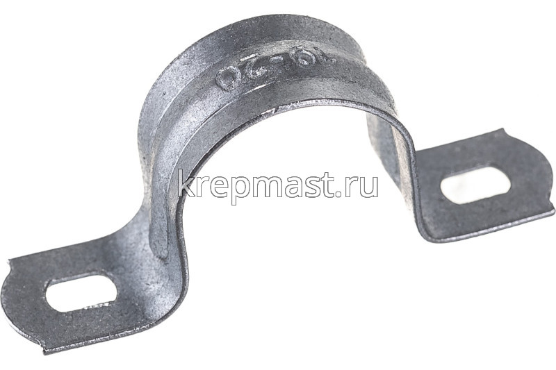 Скоба металлическая ДВУХЛАПКОВАЯ 19-20мм