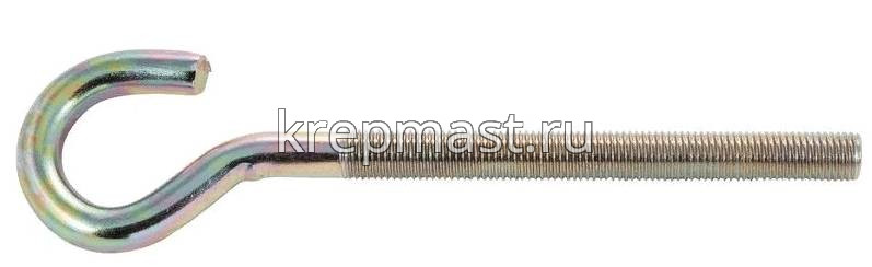 Винт с крюком 8х210