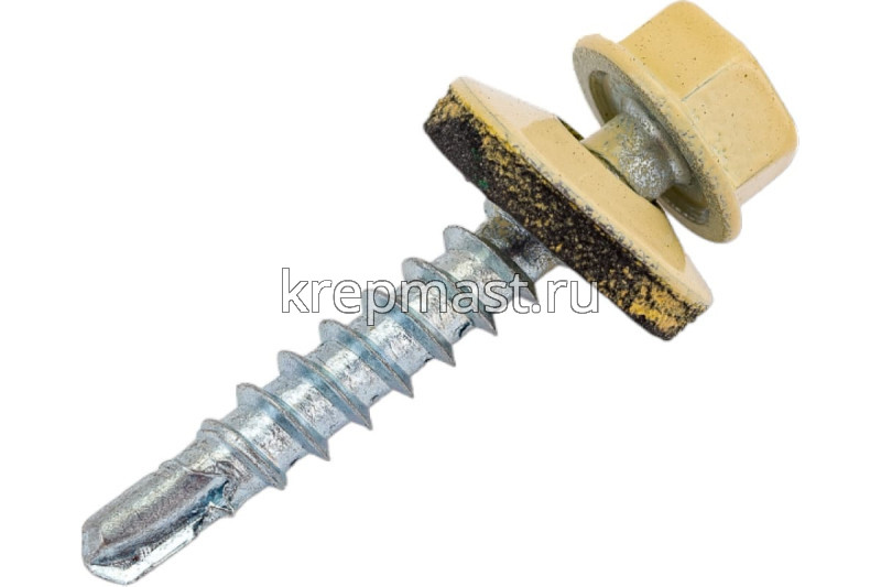 Саморез д/кровли краш. 4,8х29 RAL 1014