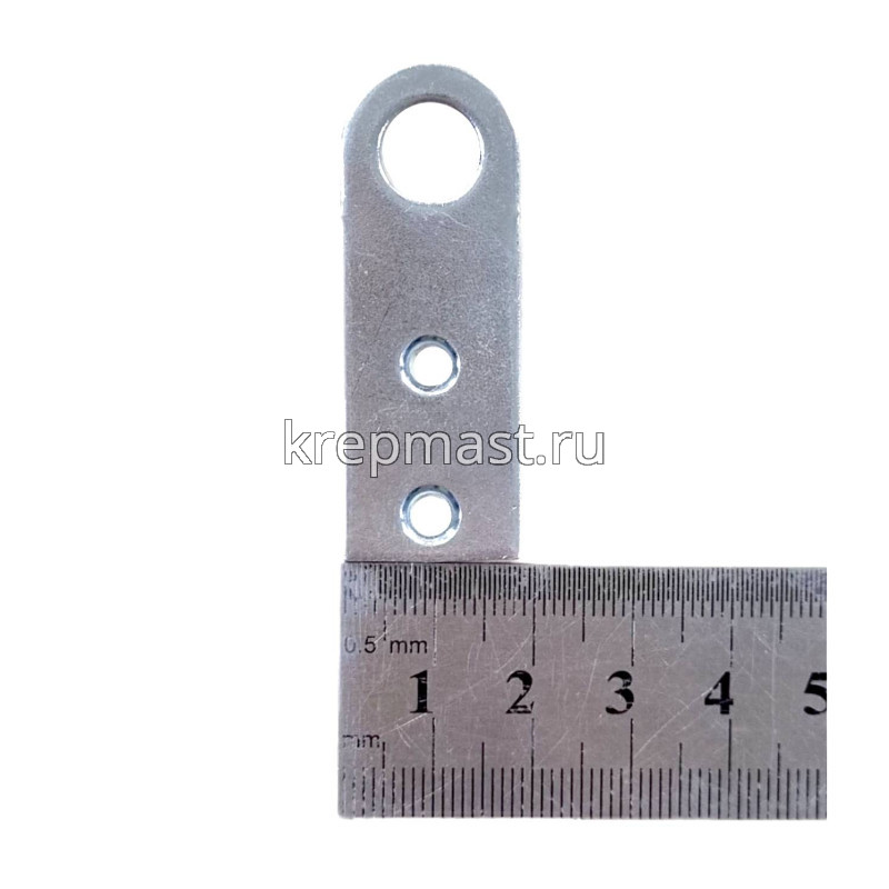 Проушина прямая 18х 50мм цинк