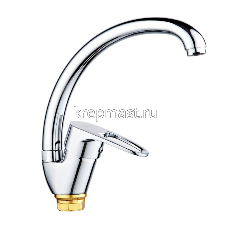 Смеситель д/кухни SL 52-011F с высоким поворотным изливом