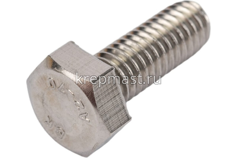 Болт 10х 25 нержав. DIN 933 A2