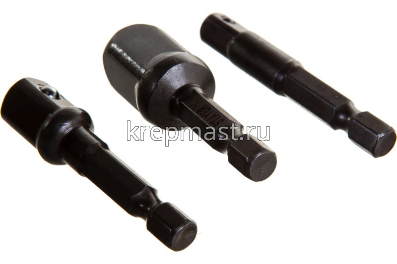 Адаптер-переходник для торцевых головок STAYER Мастер (набор 3шт)