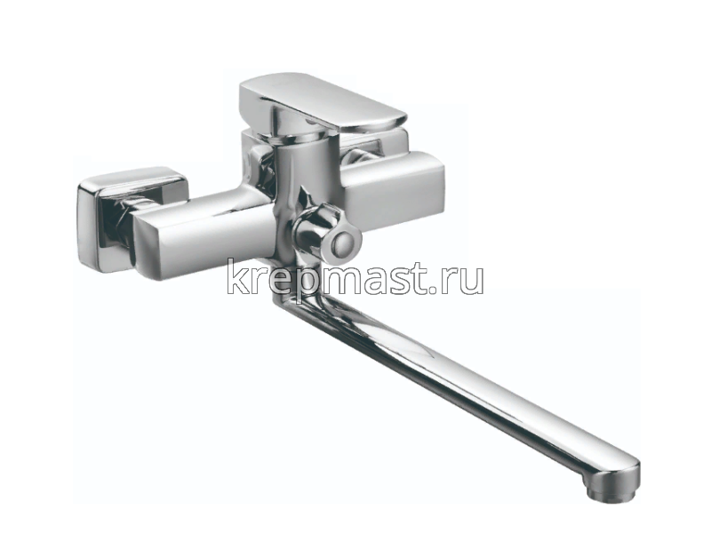 Смеситель д/ванны B8215-18F латунь с длинным изливом