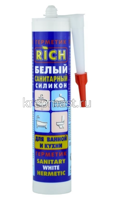 Герметик РИЧ санитарный 280мл белый